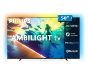 Smart TV 50″ PHILIPS, Ambilight  4K, 50PUG8100/78, Comando de Voz, HDR10+/Dolby Atmos, VRR/ALLM, Bluetooth na Amazon